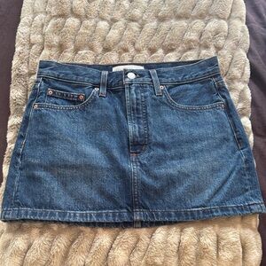 Aritzia Denim Forum Mini Skirt